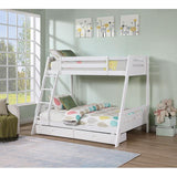  Furniture of America Emilee FM-BK003WH Twin/Full Bunk Bed IMAGE 5