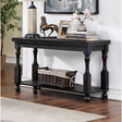  Furniture of America Calandra FOA4908BK-S Sofa Table IMAGE 1