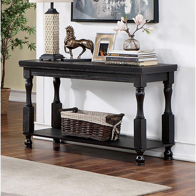  Furniture of America Calandra FOA4908BK-S Sofa Table IMAGE 1