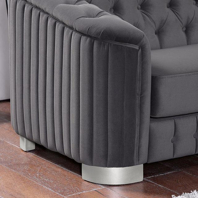  Furniture of America Castellon FOA6475DG-CH-PK Chair IMAGE 3