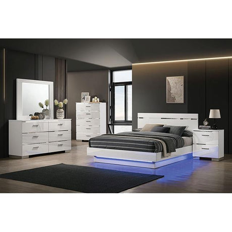  Furniture of America Erlach FOA7189WH-CK California King Bed IMAGE 2