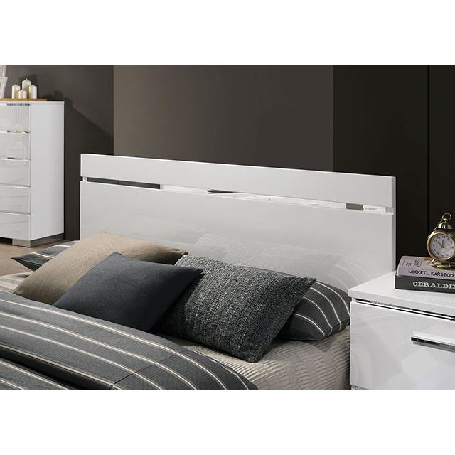  Furniture of America Erlach FOA7189WH-EK King Bed IMAGE 3