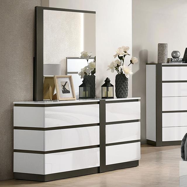  Furniture of America Birsfelden FOA7225WH-D Dresser IMAGE 1