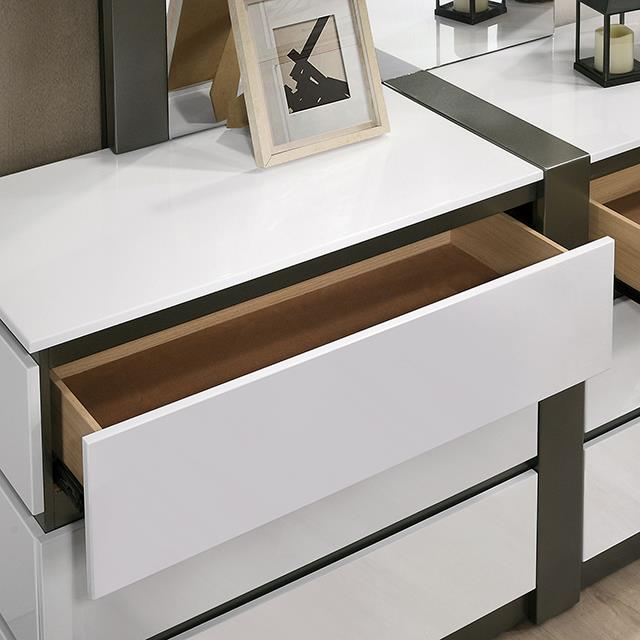  Furniture of America Birsfelden FOA7225WH-D Dresser IMAGE 3