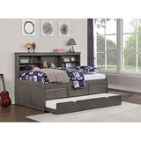  Furniture of America Tibalt FOA7466GY-F Full Bed w/ Trundle IMAGE 2