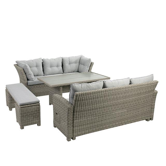  Furniture of America Malia GM-1001 Patio Dining Table IMAGE 6