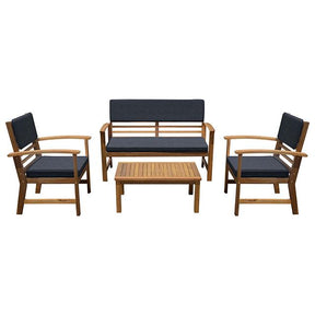  Furniture of America Hana GM-1020BL-4PK 4 pc Patio Set IMAGE 1