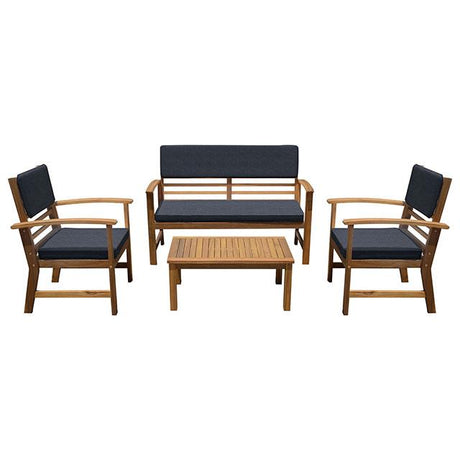  Furniture of America Hana GM-1020BL-4PK 4 pc Patio Set IMAGE 1