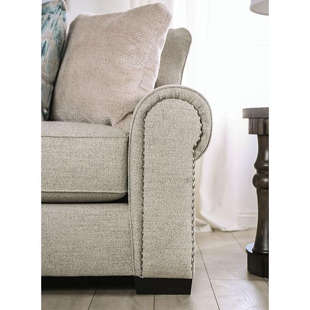  Furniture of America Laredo Stationary Fabric Loveseat SM1215-LV IMAGE 8
