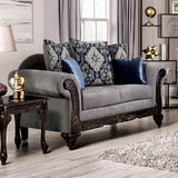  Furniture of America Gustavo SM7306-LV Loveseat IMAGE 1