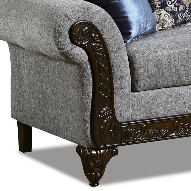  Furniture of America Gustavo SM7306-LV Loveseat IMAGE 5