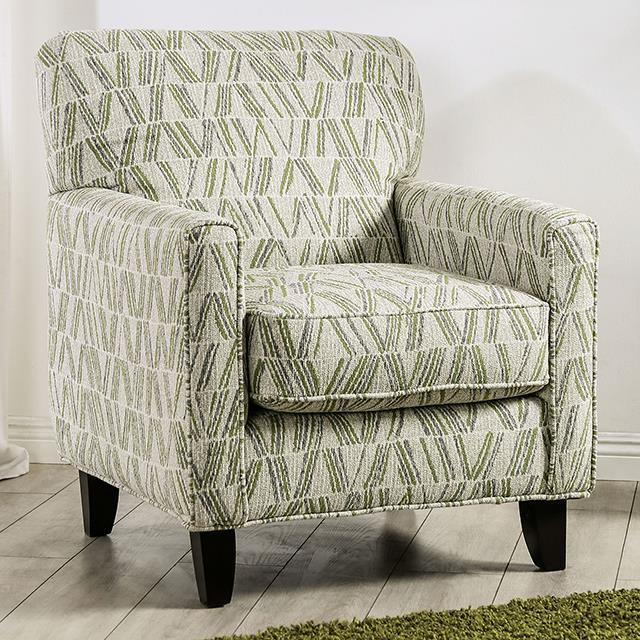  Furniture of America Gardner SM8195-CH-PT Chair IMAGE 1