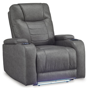  Signature Design by Ashley Schooner Rocks 1610213 Power Recliner with Adjustable Headrest IMAGE 1