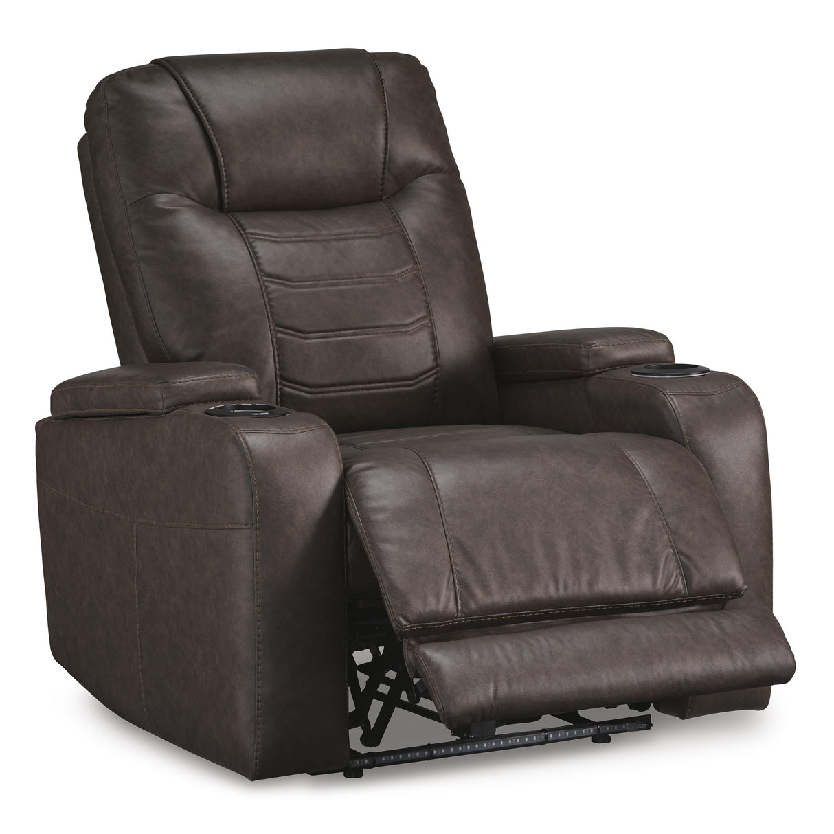  Signature Design by Ashley Schooner Rocks 1610413 Power Recliner with Adjustable Headrest IMAGE 2