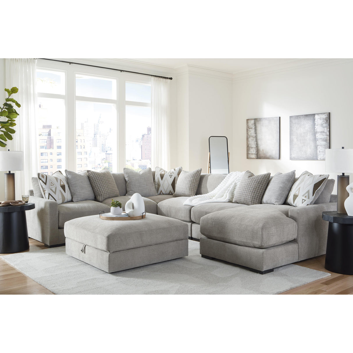  Benchcraft Aslan Court 2030511 Ottoman With Storage IMAGE 12