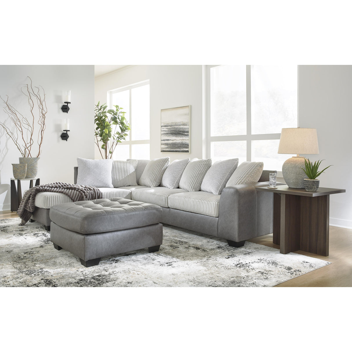  Benchcraft Clairette Court 3150308 Oversized Accent Ottoman IMAGE 5