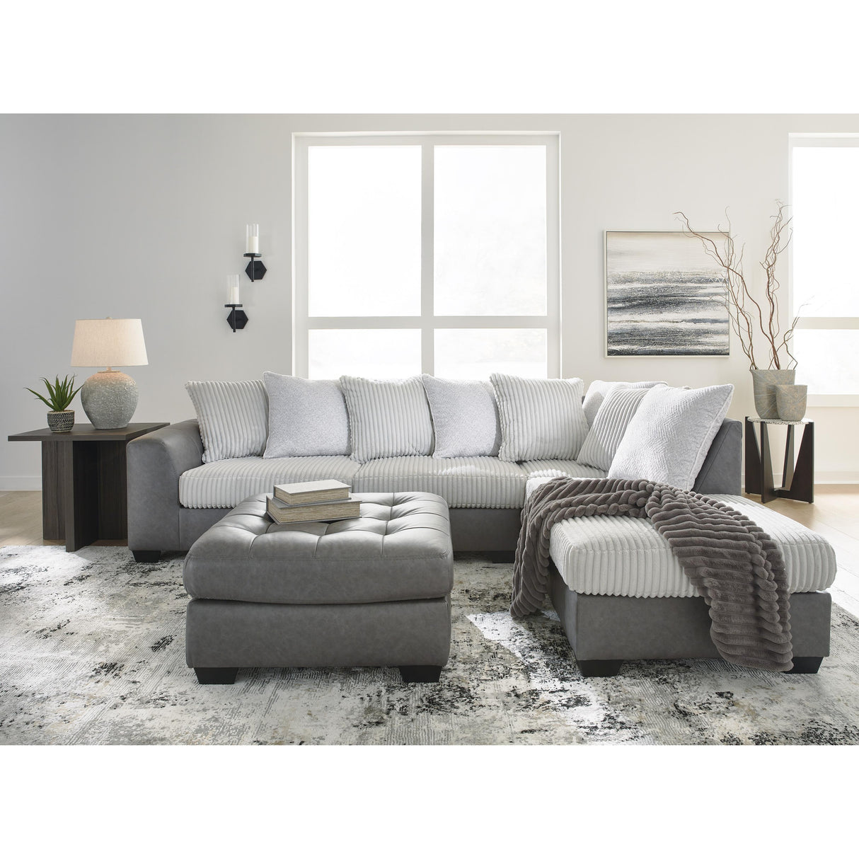  Benchcraft Clairette Court 3150308 Oversized Accent Ottoman IMAGE 6
