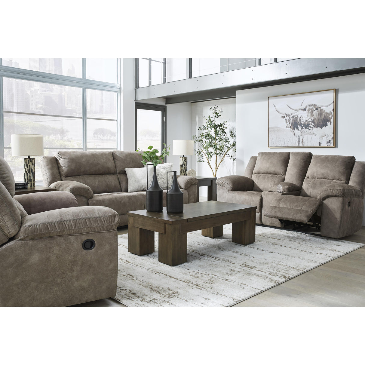  Signature Design by Ashley Laresview 3720394 Double Reclining Loveseat with Console IMAGE 9