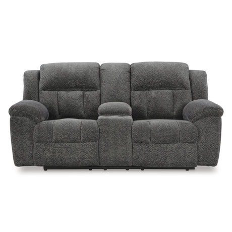  Signature Design by Ashley Frohn 3740694 Double Reclining Loveseat with Console IMAGE 3