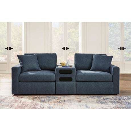  Signature Design by Ashley Modmax 92121S13 3 pc Sectional Loveseat with Audio System IMAGE 2