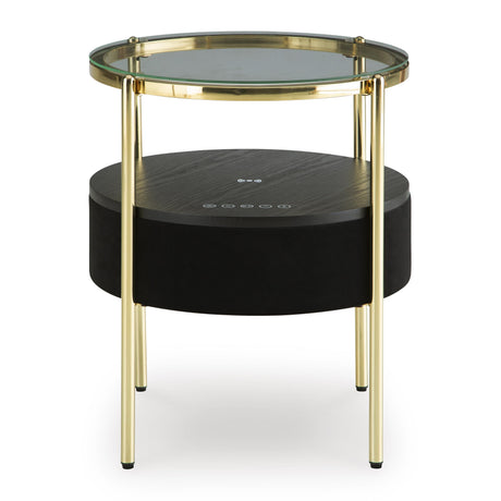  Signature Design by Ashley Nedman A4000669 Accent Table with Speaker IMAGE 2