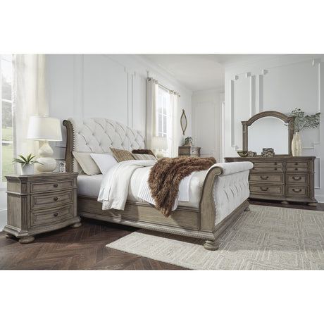  Signature Design by Ashley Ardenfield B944B5 California King Upholstered Sleigh Bed IMAGE 7