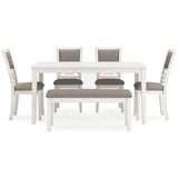  Signature Design by Ashley Erinberg D423-325 Dining Room Table Set IMAGE 2
