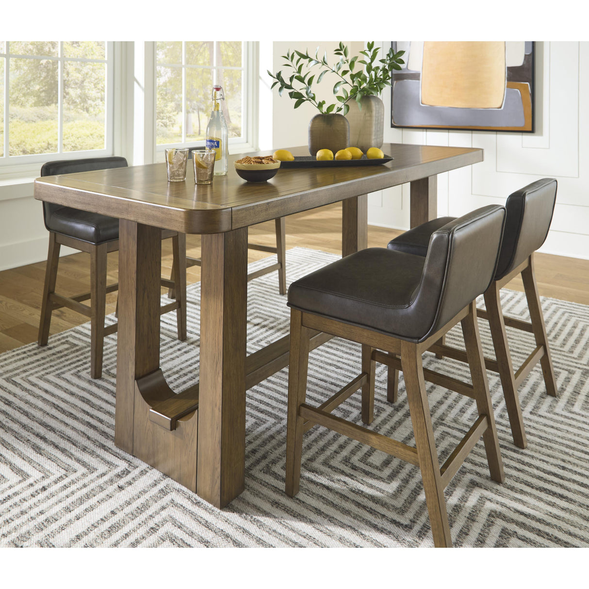  Signature Design by Ashley Cabalynn D974-13 Rectangular Dining Room Counter Table IMAGE 10