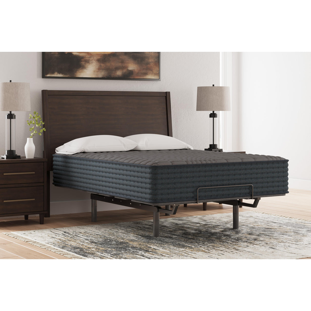  Sierra Sleep Gray 1200 Hybrid M43841 King Mattress IMAGE 5