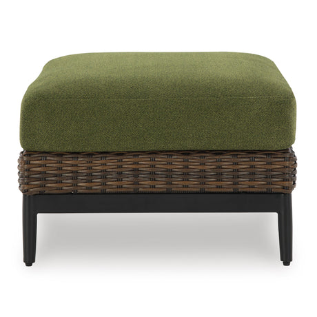  Signature Design by Ashley Horizon Hall P572-814 Ottoman with Cushion IMAGE 2
