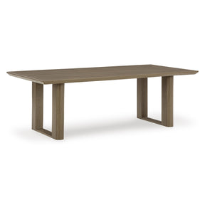  Signature Design by Ashley Serene Bay P671-625 Rectangular Dining Table with Umbrella Option IMAGE 1