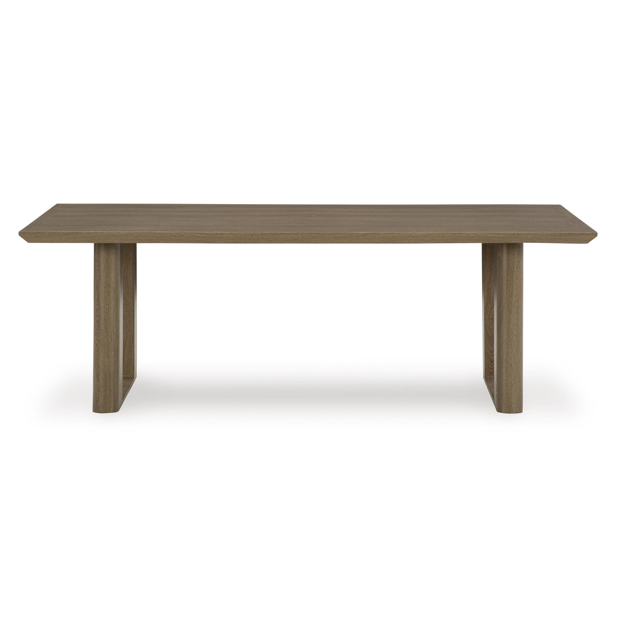  Signature Design by Ashley Serene Bay P671-625 Rectangular Dining Table with Umbrella Option IMAGE 2