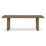  Signature Design by Ashley Serene Bay P671-625 Rectangular Dining Table with Umbrella Option IMAGE 2