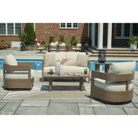  Signature Design by Ashley Serene Bay P671-821 Swivel Glider Chair with Cushion IMAGE 8