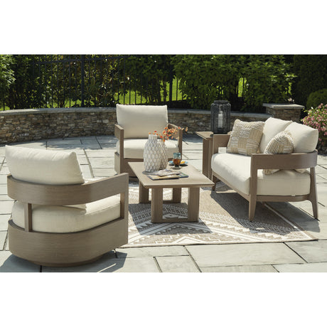  Signature Design by Ashley Serene Bay P671-821 Swivel Glider Chair with Cushion IMAGE 9