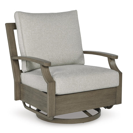  Signature Design by Ashley Rainier Ranch P701-821 Swivel Glider Chair with Cushion IMAGE 1