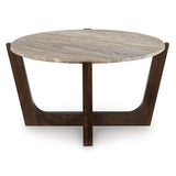  Signature Design by Ashley Tanidore T667-8 Round Cocktail Table IMAGE 2