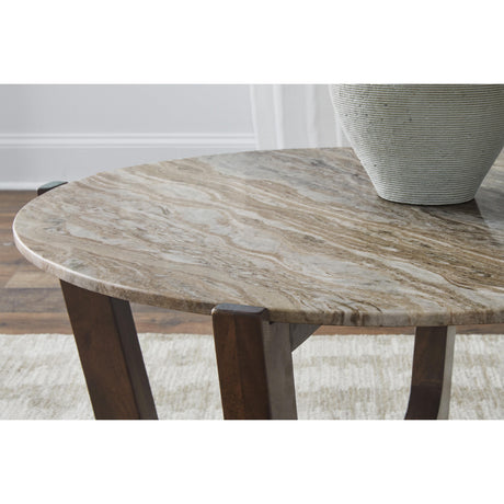  Signature Design by Ashley Tanidore T667-8 Round Cocktail Table IMAGE 5