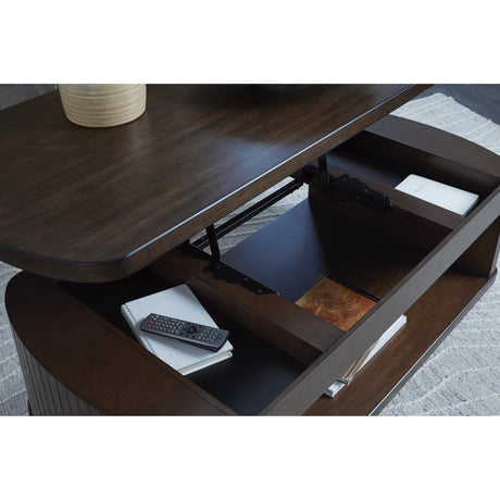  Signature Design by Ashley Korestone T679-9 Lift Top Cocktail Table IMAGE 9