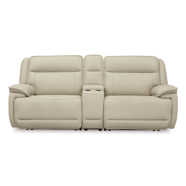  Signature Design by Ashley Double Deal U13001S4 2 pc Power Reclining Loveseat Sectional with Console IMAGE 1