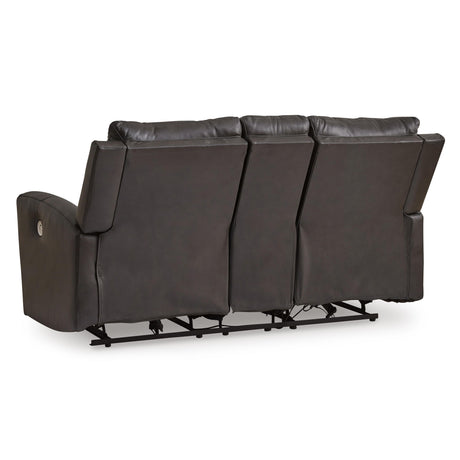  Signature Design by Ashley Boxmere U1310096 Double Reclining Power Loveseat with Console IMAGE 5