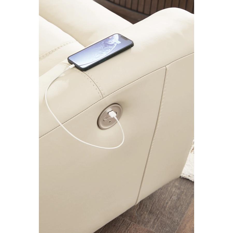  Signature Design by Ashley Dahlmoore U1320096 Double Reclining Power Loveseat with Console IMAGE 7