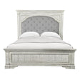  Steve Silver Furniture Highland Park HP900QBW Queen Bed Ivory IMAGE 1
