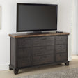  Steve Silver Furniture Bear Creek BC950DRBT Dresser Brown IMAGE 1