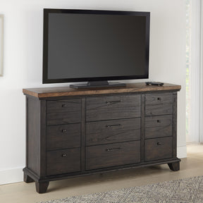  Steve Silver Furniture Bear Creek BC950DRBT Dresser Brown IMAGE 1