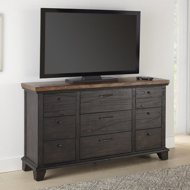  Steve Silver Furniture Bear Creek BC950DRBT Dresser Brown IMAGE 1
