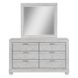  Steve Silver Furniture Montana MON900-DRMR-G Gray Dresser/Mirror IMAGE 1