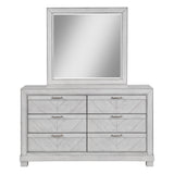  Steve Silver Furniture Montana MON900-DRMR-G Gray Dresser/Mirror IMAGE 1