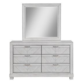  Steve Silver Furniture Montana MON900-DRMR-G Gray Dresser/Mirror IMAGE 1