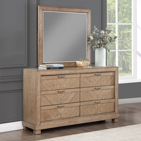  Steve Silver Furniture Montana MON900-DRMR-S Sand Dresser/Mirror IMAGE 3